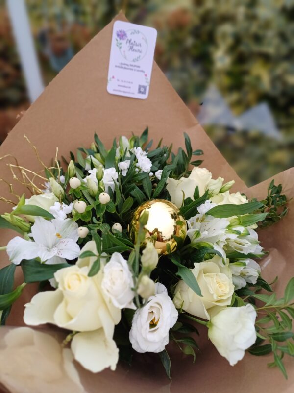 Bouquet vert et blanc à partir de 35€