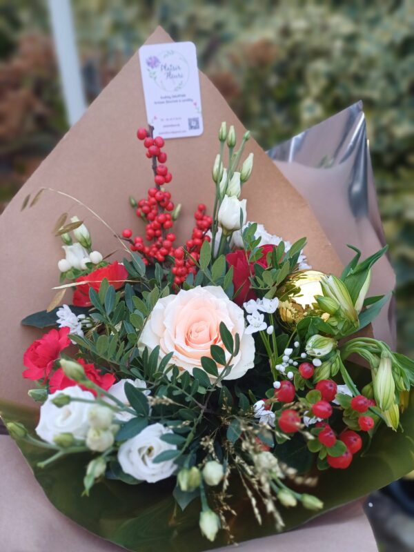 Bouquet rouge et blanc à partir de 35€