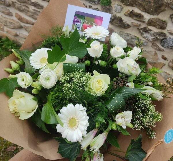 Bouquet vert et blanc à partir de 35€ – Image 4